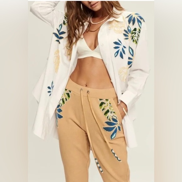 SER.O.YA Tops - NWT SER.O.YA OVERSIZED BENSON BUTTON DOWN SHIRT SIZE MEDIUM